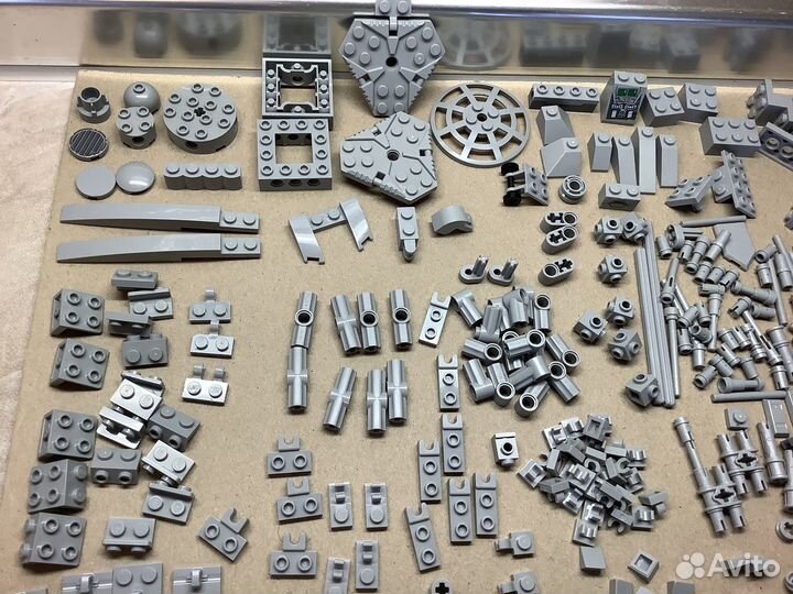 Детали Лего поштучно. Серые