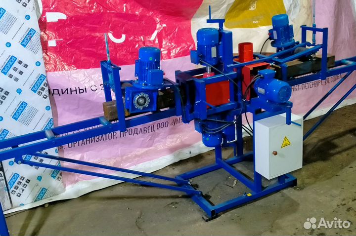 Станок с автоподачей для зачистки прямоуг.труб