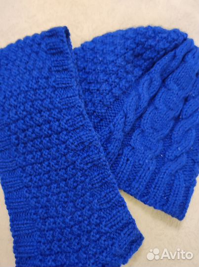 Шапка и снуд д/мальчика 3-6 лет