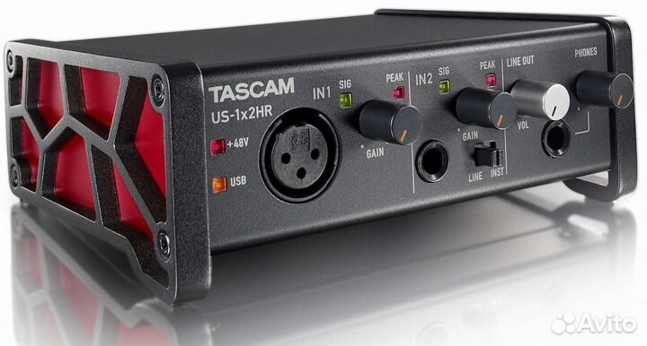 Аудио интерфейс Tascam US-1x2HR