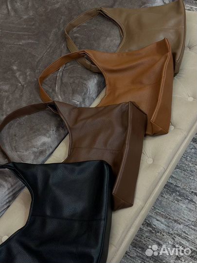Сумка шопер кожа