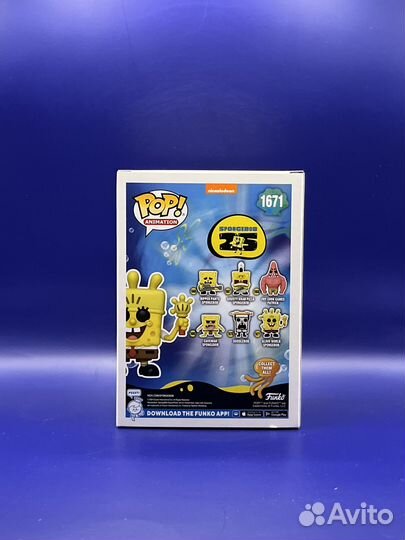 Funko Pop Animation: 1671 Glove World SpongeBob