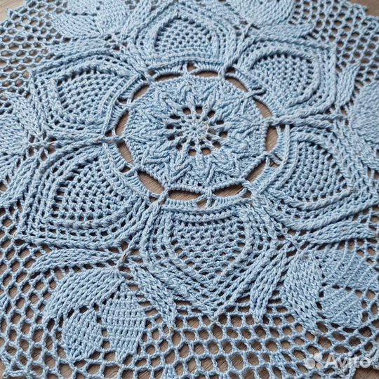 Вязаные декоративные салфетки Ручная работа