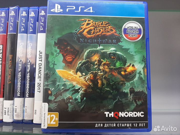 Battle chasers nightwar (PS4, бу)