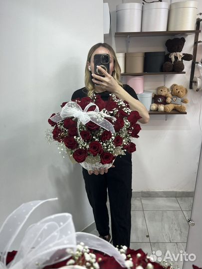 Цветы розы и букеты с доставкой 24/7