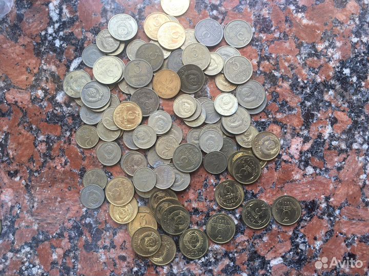 Монеты СССР на вес, 5,5 килограммов