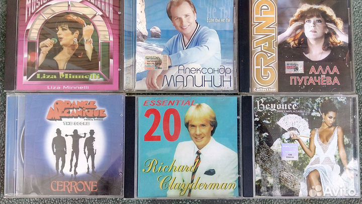 Сд диски с музыкой(рок-поп-классика)
