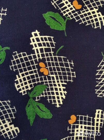 Отрез винтажной ткани СССР (штапель)