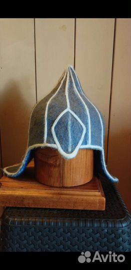 Шляпы для бани из шерсти