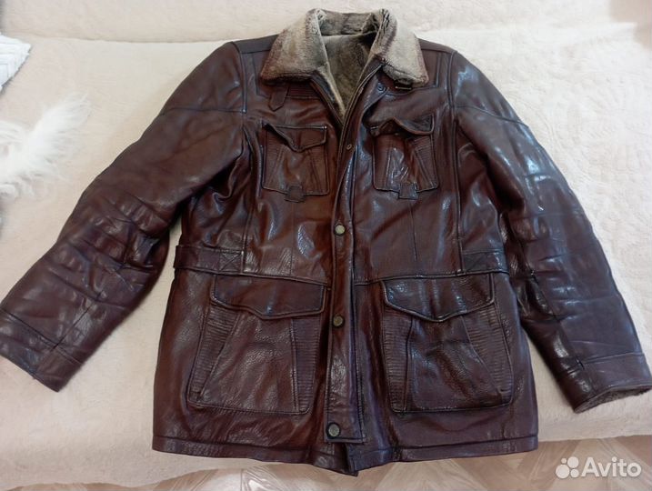 Дубленка натуральная мужская пилот