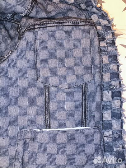 Джинсовка в клетку