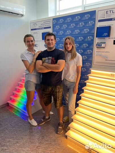 Подсветка лестницы с датчиками движения