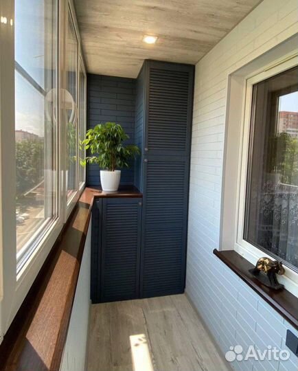 Отделка балконов.Обшивка балконов.Ремонт балконов