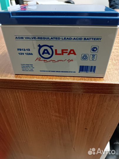Аккумулятор для ибп 12v alfa