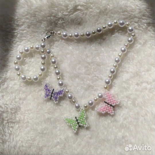 Ожерелье из бисера ручной работы на заказ