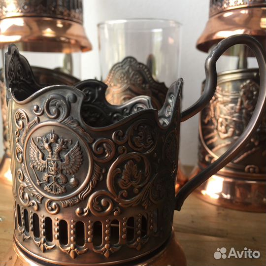 Подстаканник медный Кольчугино