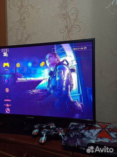 Игровая приставка ps3 slim прошитая