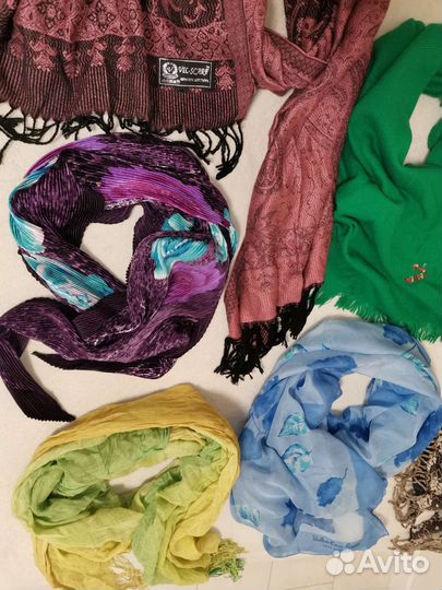 Шарфы, платки, палантины