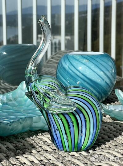 Статуэтка Слоник. Муранское стекло