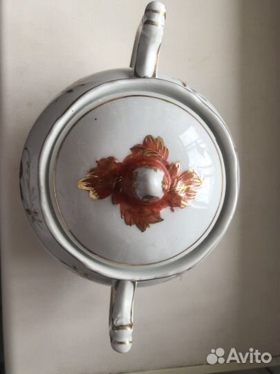 Сахарница от сервиза барбарис вербилки СССР