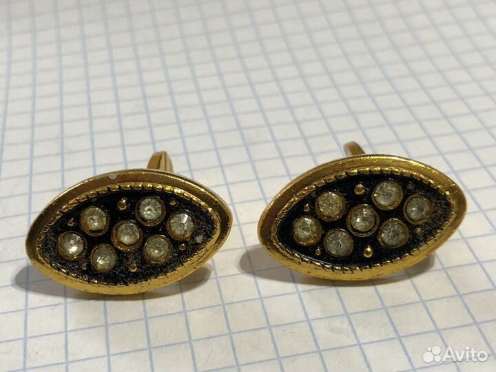 Запонки серебро СССР