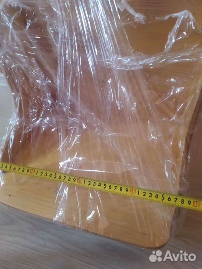 Полка деревянная, узкая, упакованная