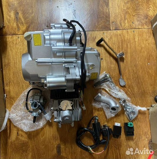Двигатель мопед альфа 110см3 МКПП выбито 49,9