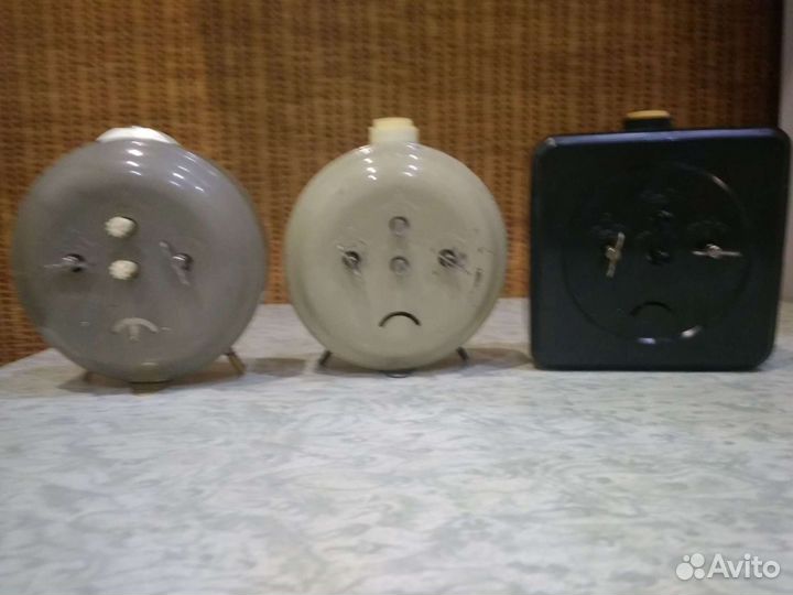 Ретро будильники СССР Янтарь и Витязь