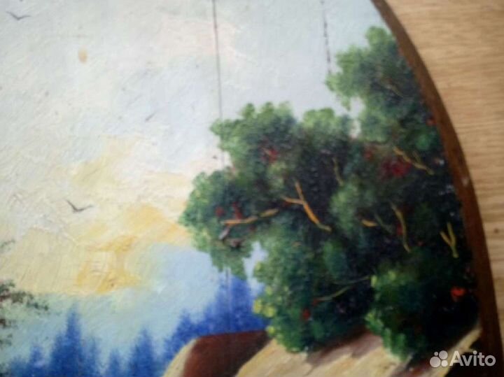 Картина на спиле дерева