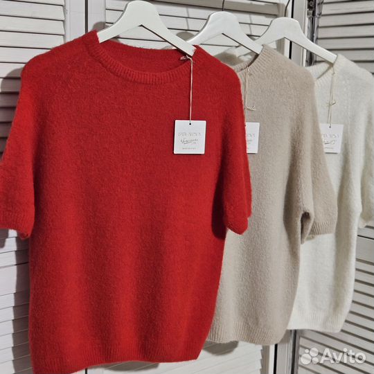 Свитер джемпер с альпакой Италия