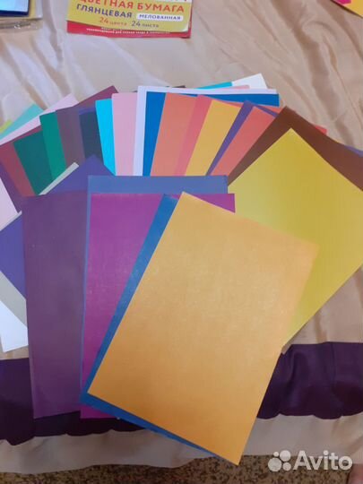 Цветная бумага а4