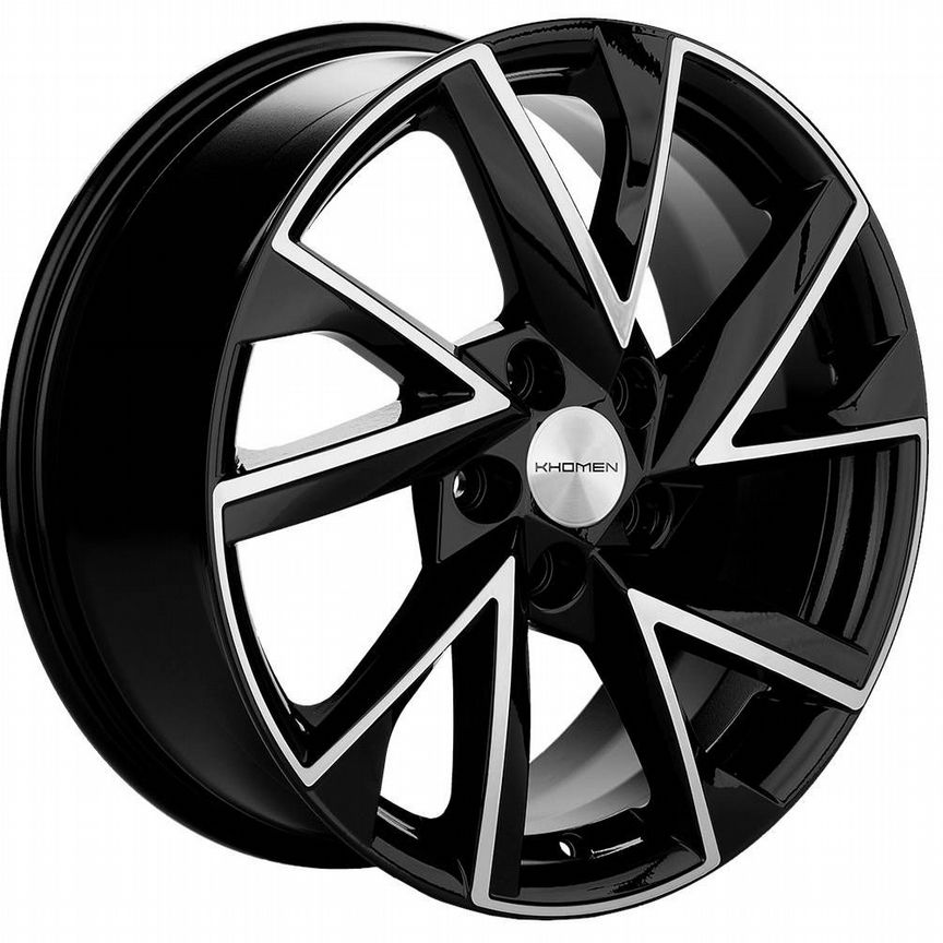 Диски Khomen KHW1714 7x17 5x114.3 ET45 D66.1 Black-FP