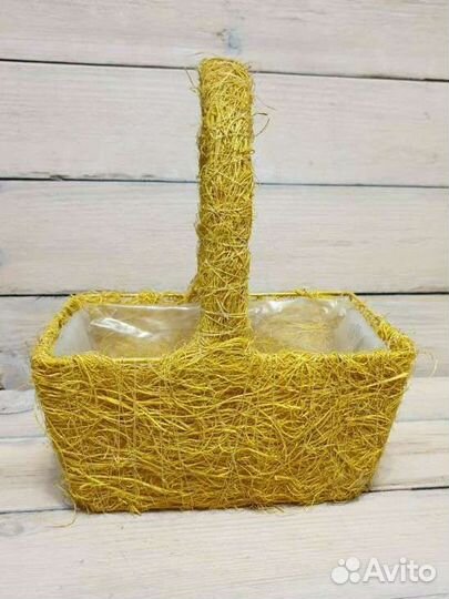 Корзинка декоративная кашпо для цветов