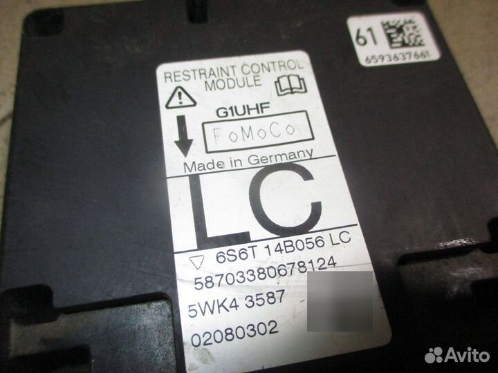 Блок управления AIR BAG Ford Fusion 2002-2012