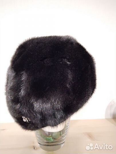 Норковый мягкий берет