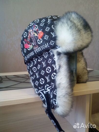 Женская шапка-ушанка