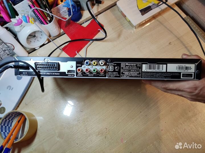 Dvd плеер pioneer model DV-220KV-K