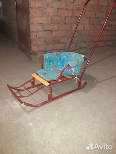 Санки с колесами