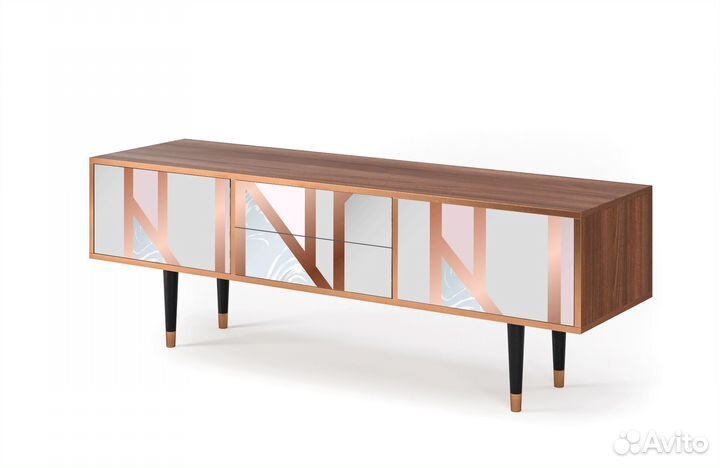 Тв-тумба T4 - Орех - Champagne Story