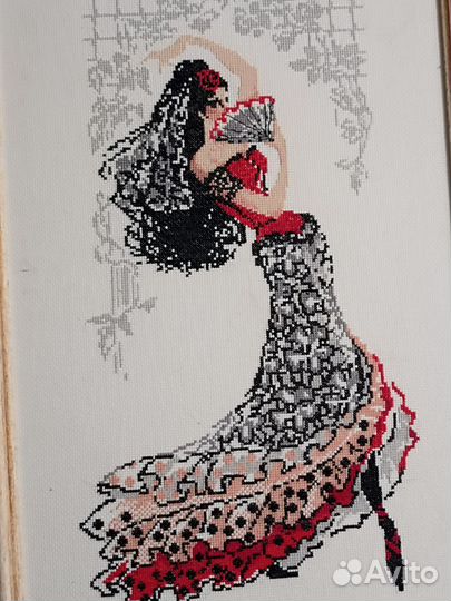 Картина вышитая крестом