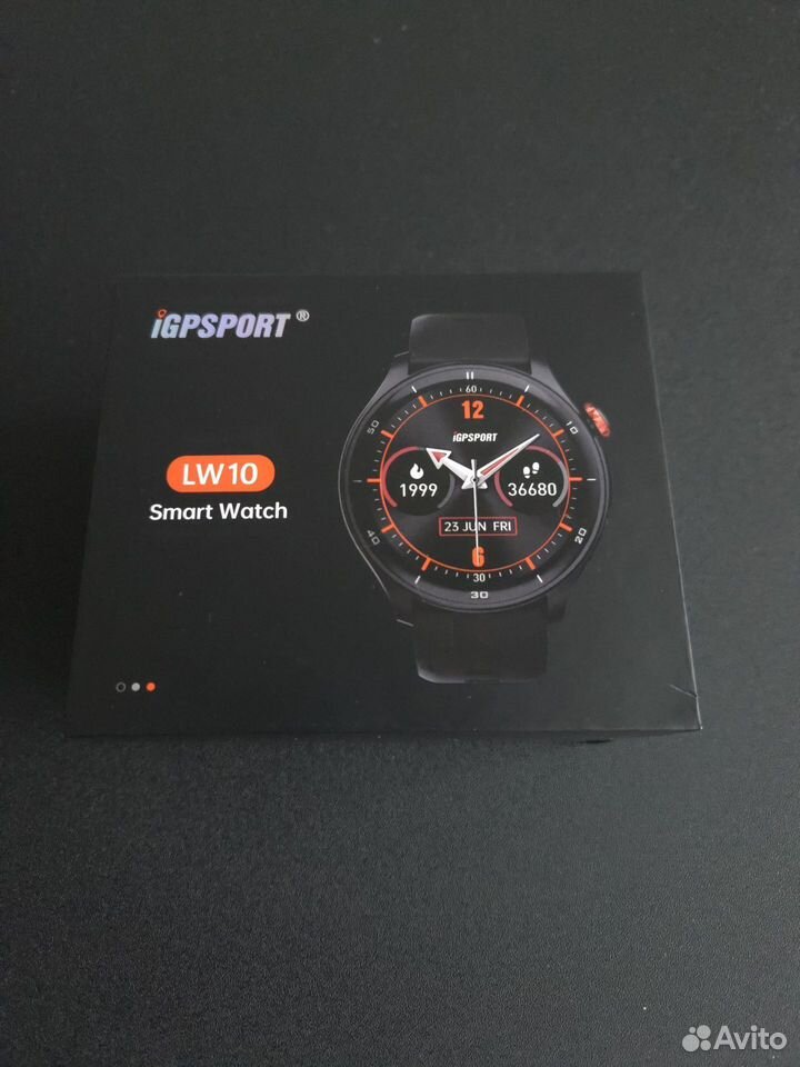 Черные смарт-часы для велоспорта igpsport LW10, Северодонецк