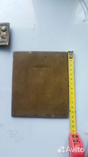 Крест распятие на 2 х эмали и икона кирик и улита