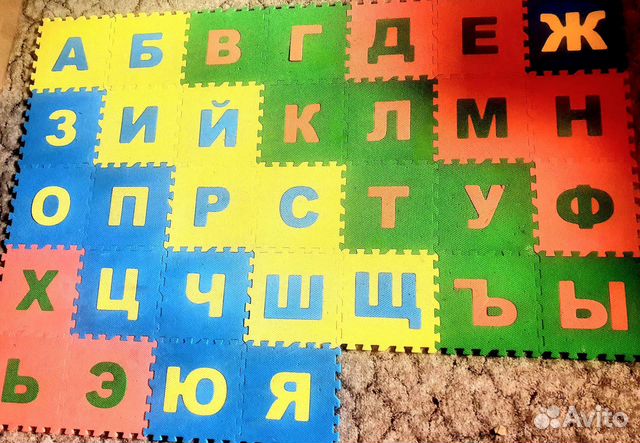 Детский коврик пазл