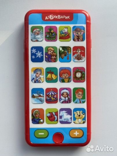 Телефон музыкальный новогодняя тематика