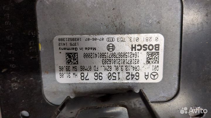 Блок управления двигателем Mercedes ML W164