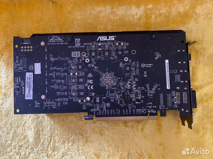 Видеокарта AMD radeon RX570 4gb asus strix