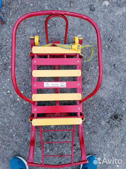 Детские санки на колесах