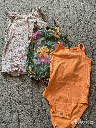 Большой пакет вещей на девочку 6-9 мес