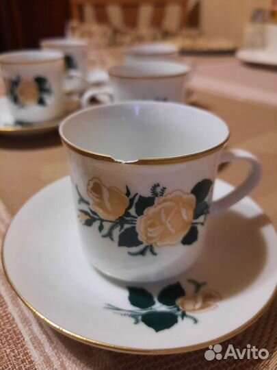 Сервиз кофейный фарфор ГДР