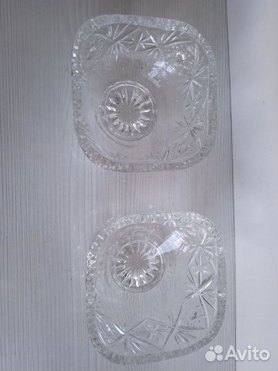 Хрустальные салатники СССР